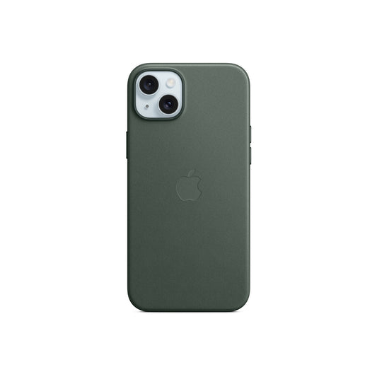 Apple ovitek iz tkanine FineWoven za iPhone 15 Plus z MagSafe - zimzelena - iSTYLE SI