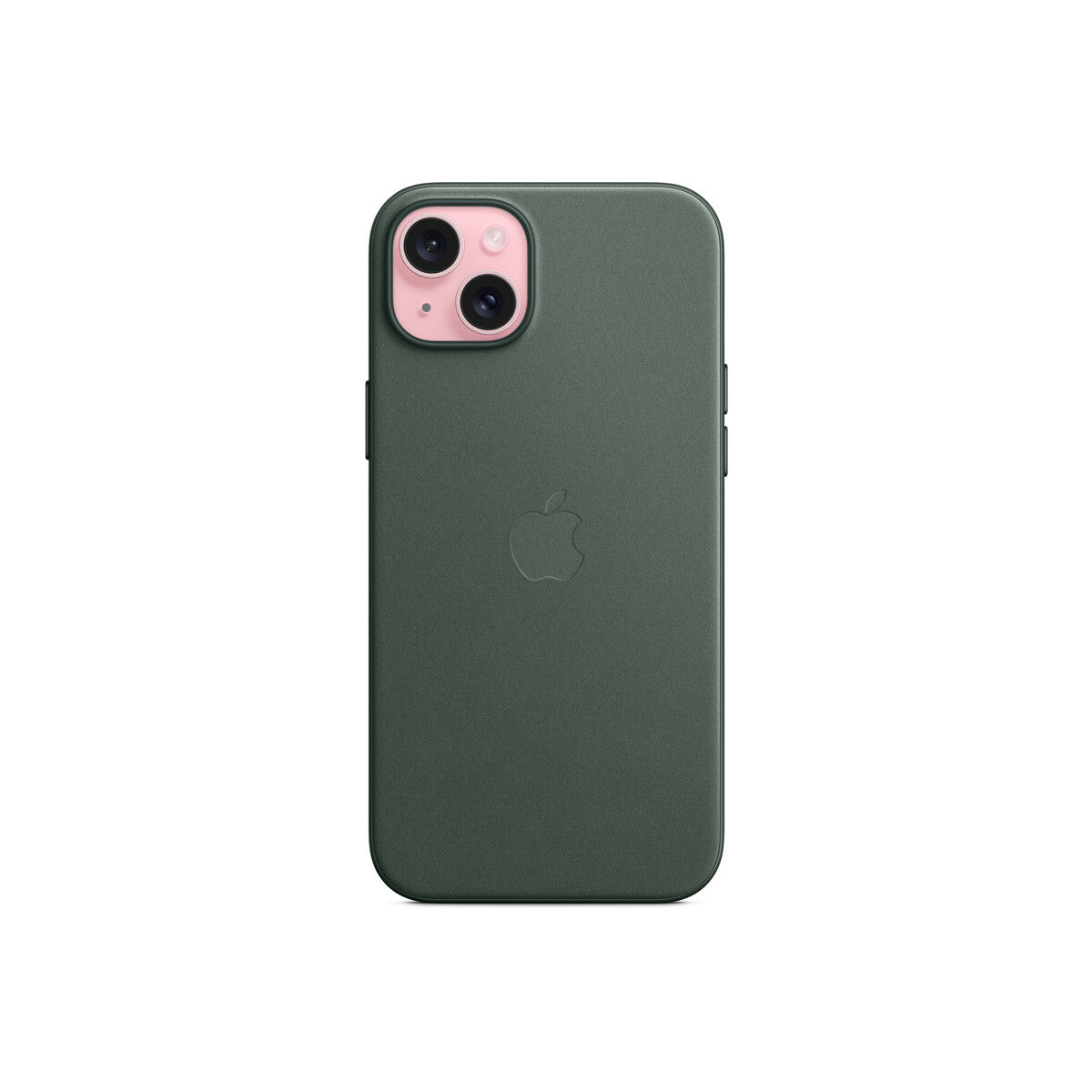 Apple ovitek iz tkanine FineWoven za iPhone 15 Plus z MagSafe - zimzelena - iSTYLE SI