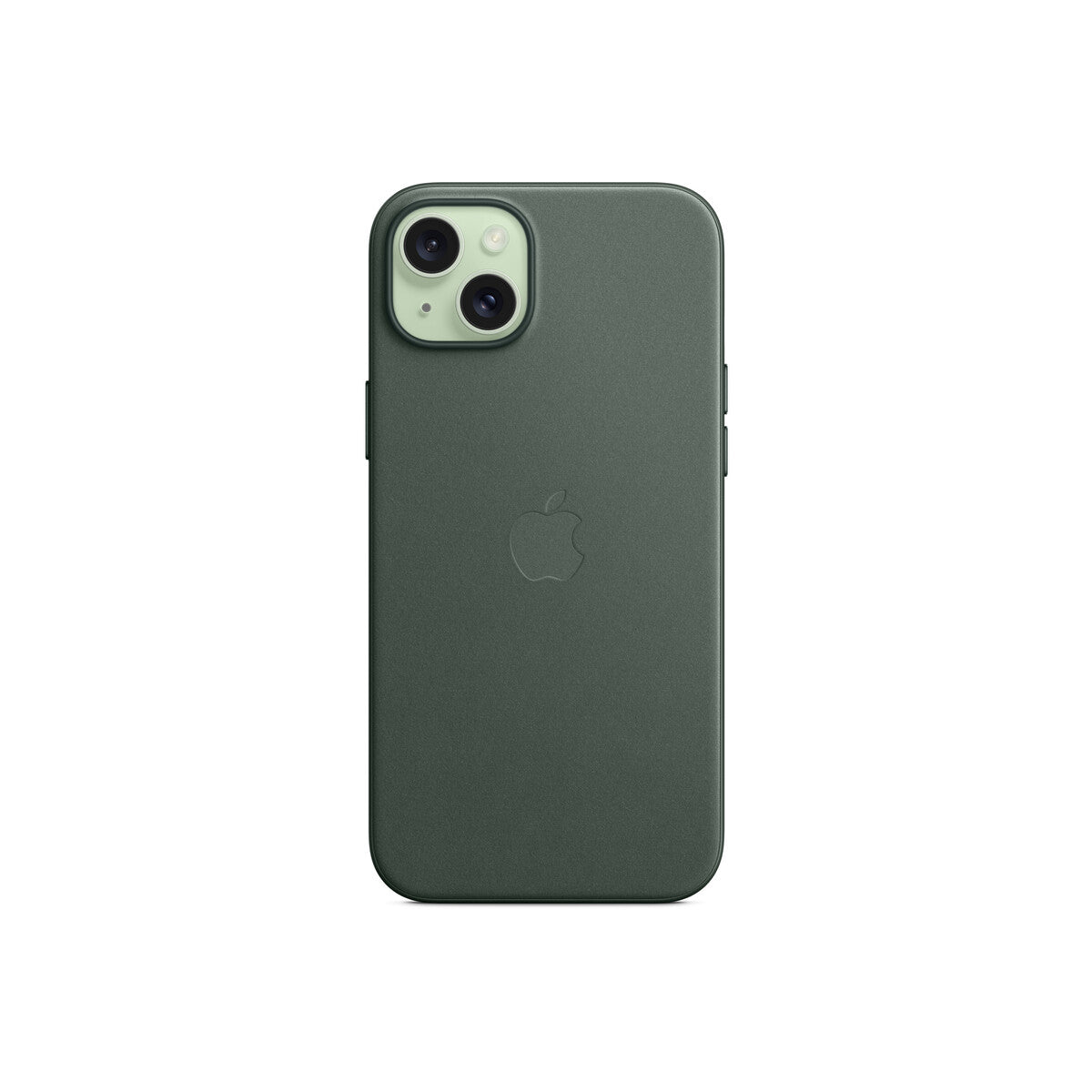 Apple ovitek iz tkanine FineWoven za iPhone 15 Plus z MagSafe - zimzelena - iSTYLE SI