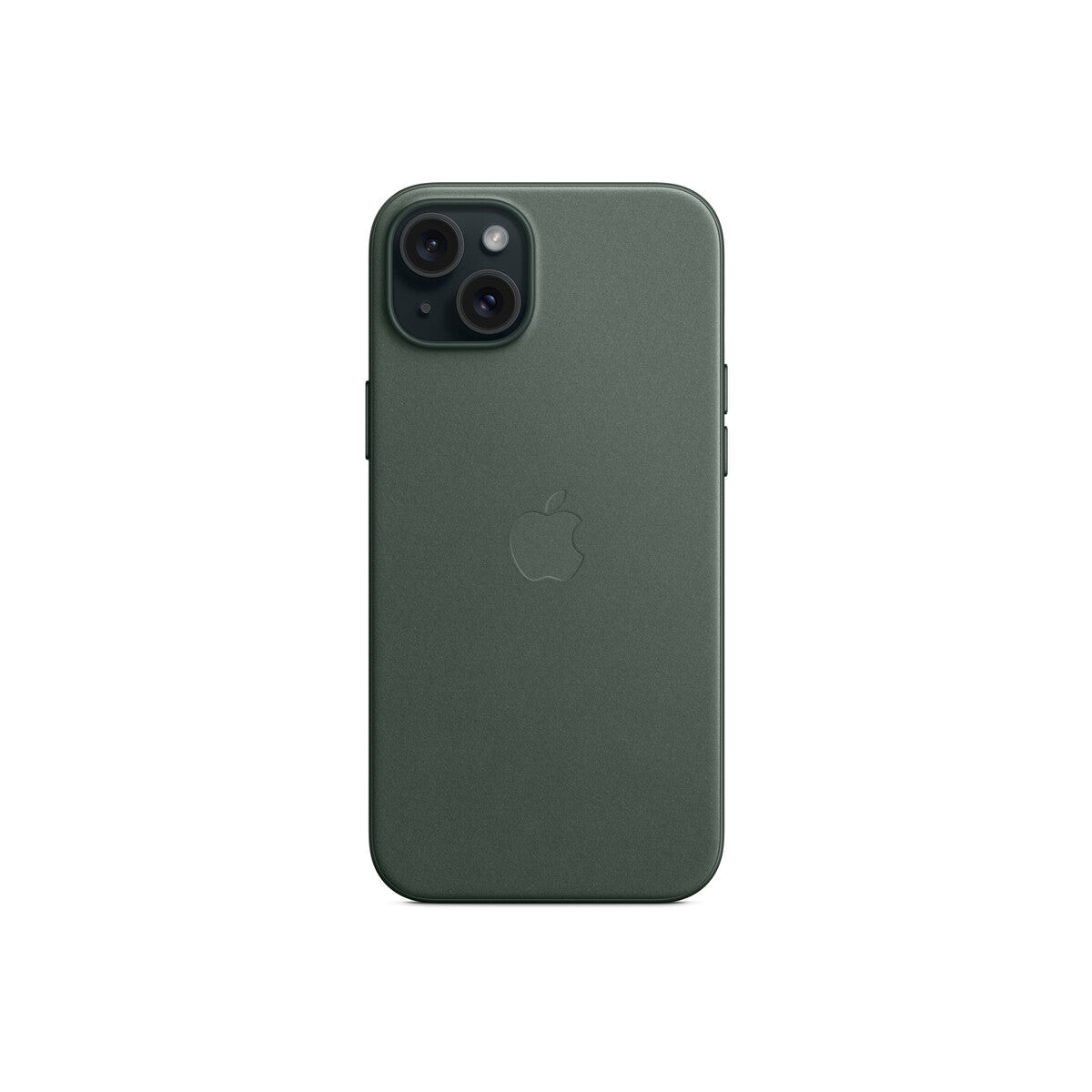 Apple ovitek iz tkanine FineWoven za iPhone 15 Plus z MagSafe - zimzelena - iSTYLE SI