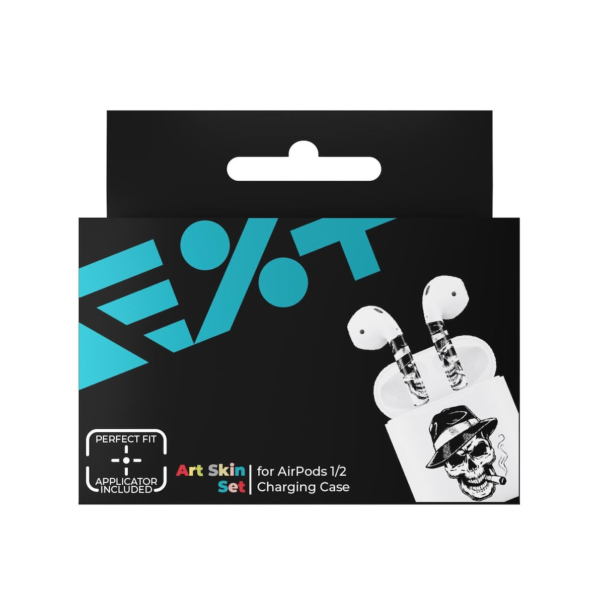 Next One ArtSkin nalepka za Airpods 1. in 2. generacija - lobanja - iSTYLE SI