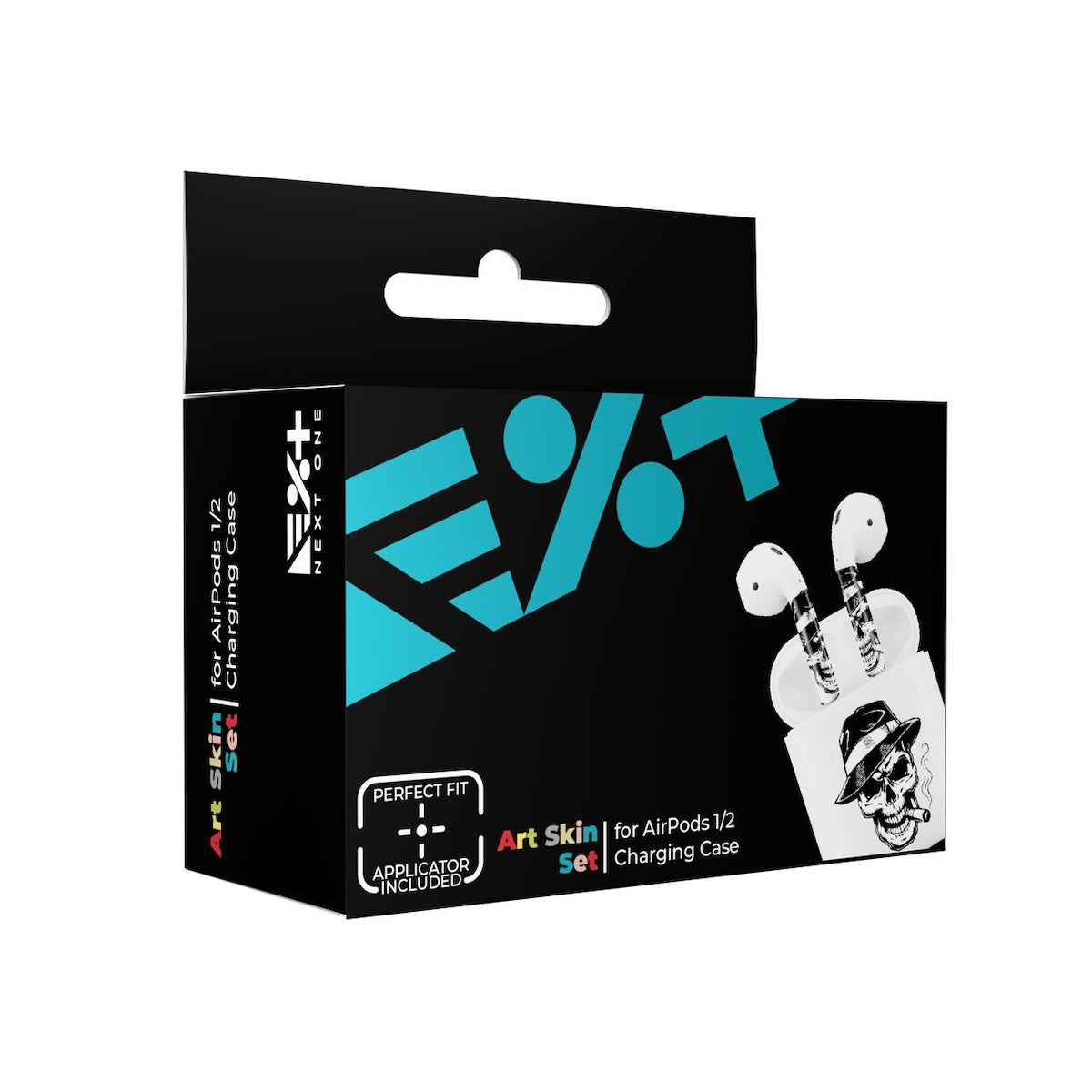 Next One ArtSkin nalepka za Airpods 1. in 2. generacija - lobanja - iSTYLE SI