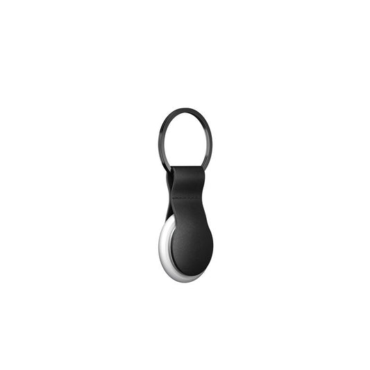 Nomad Leather Loop obesek za Apple Airtag - črna - iSTYLE SI