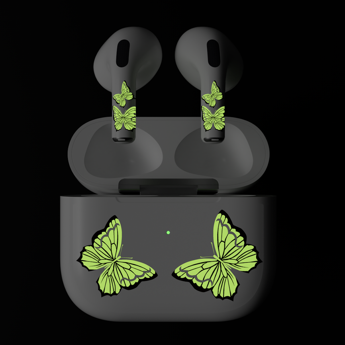 Next One ArtSkin nalepka za Airpods 3. generacija - svetleči metulj - iSTYLE SI