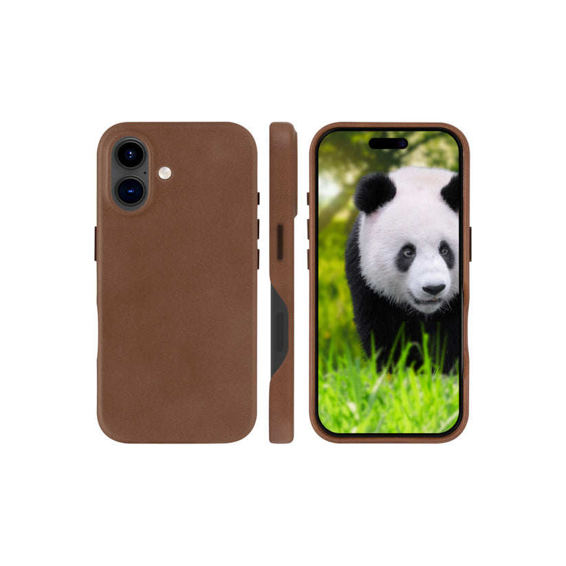 dbramante1928 Roskilde usnjen ovitek za iPhone 16 z MagSafe - temno rjavi - iSTYLE SI