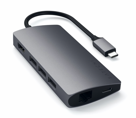 SATECHI Multi Port 4K Adapter V2 - vesoljno siva - iSTYLE SI