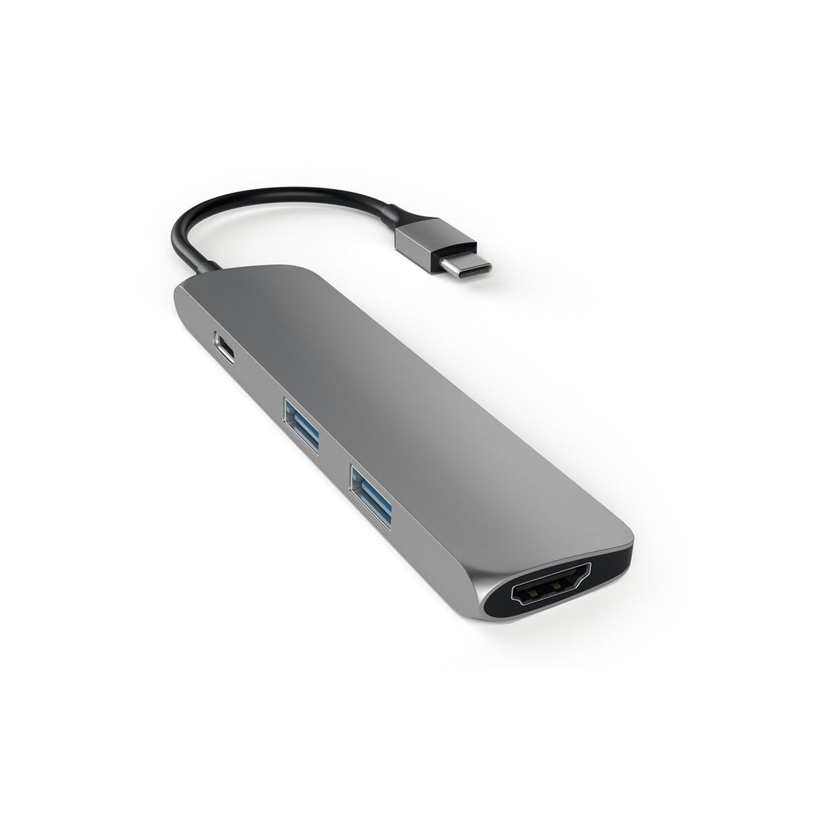 Satechi Slim USB-C MultiPort Adapter - vesoljno siva - iSTYLE SI