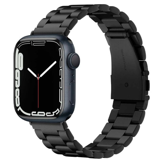 Spigen Modern Fit pašček za Apple Watch 45 mm - črna - iSTYLE SI