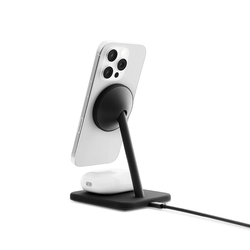 TwelveSouth HiRise 2 Deluxe 2v1 brezžični polnilec - črna - iSTYLE SI