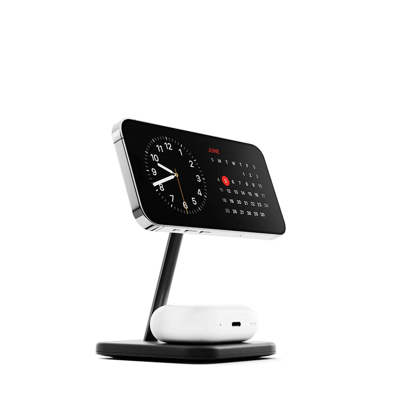 TwelveSouth HiRise 2 Deluxe 2v1 brezžični polnilec - črna - iSTYLE SI