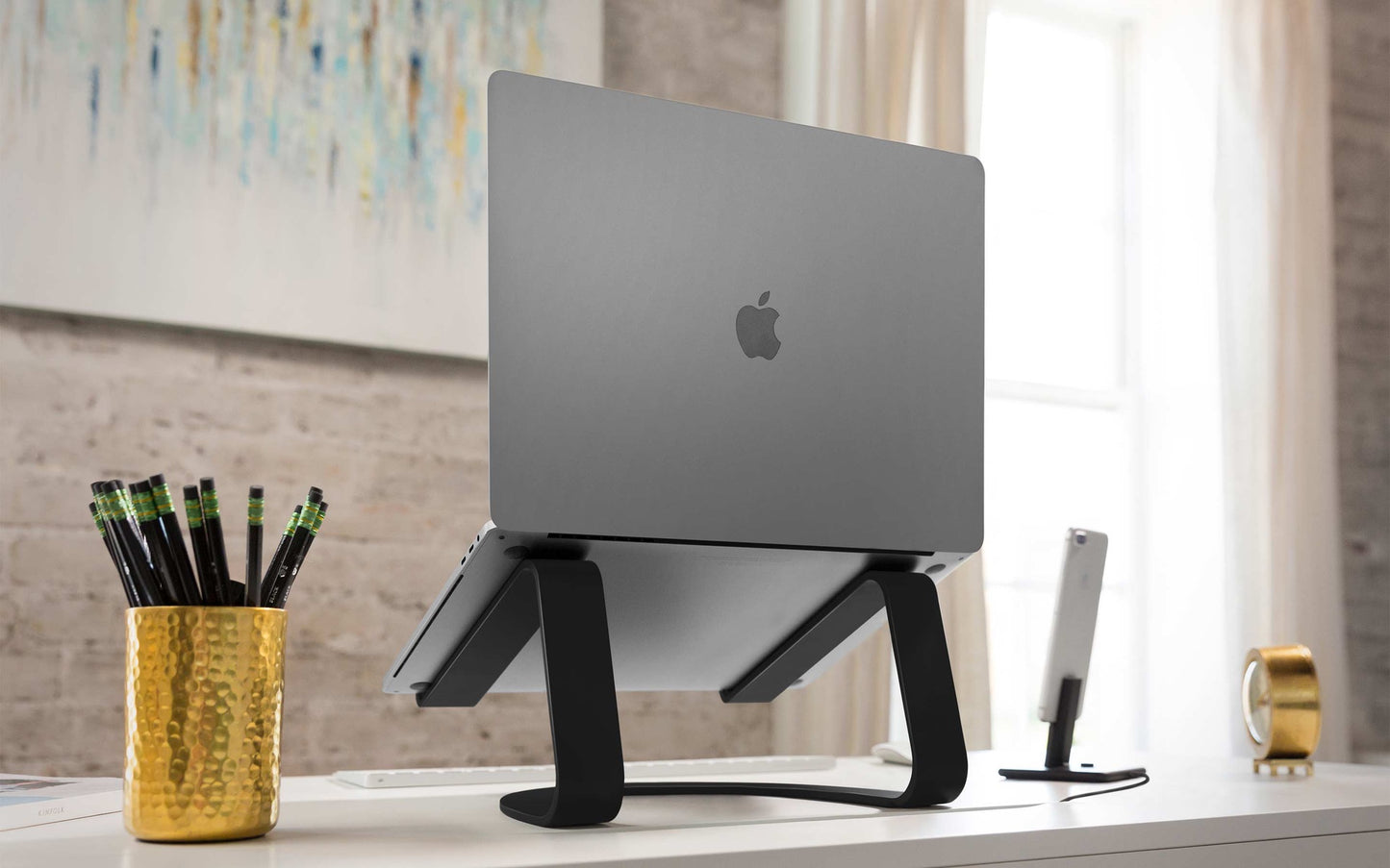TwelveSouth Curve stojalo za MacBook - Mat Črna - iSTYLE SI