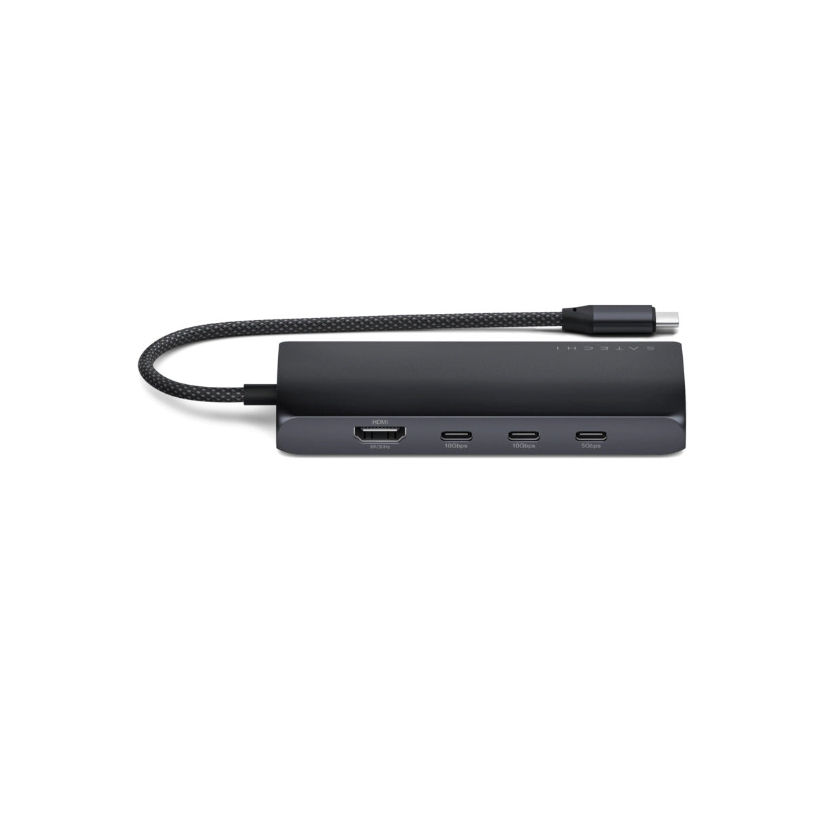 Satechi USB-C MultiPort Adapter 8K with Ethernet V3 - Midnight - iSTYLE SI