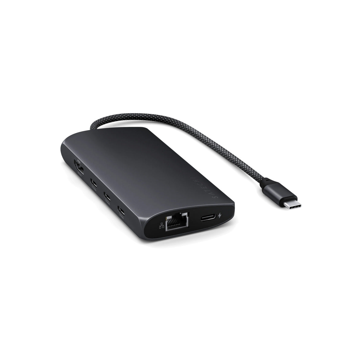Satechi USB-C MultiPort Adapter 8K with Ethernet V3 - Midnight - iSTYLE SI