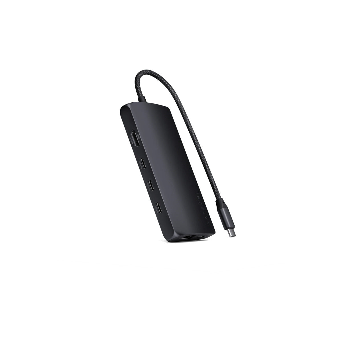 Satechi USB-C MultiPort Adapter 8K with Ethernet V3 - Midnight - iSTYLE SI