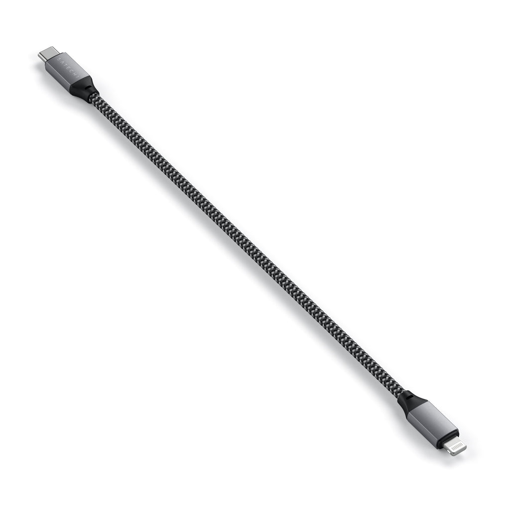 Satechi USB-C na Lightning kabel 25cm - vesoljno siva - iSTYLE SI