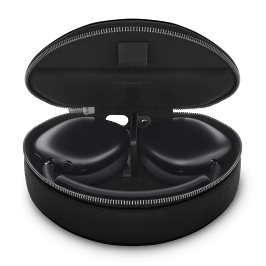 Woolnut usnjeni ovitek za AirPods Max - črna - iSTYLE SI
