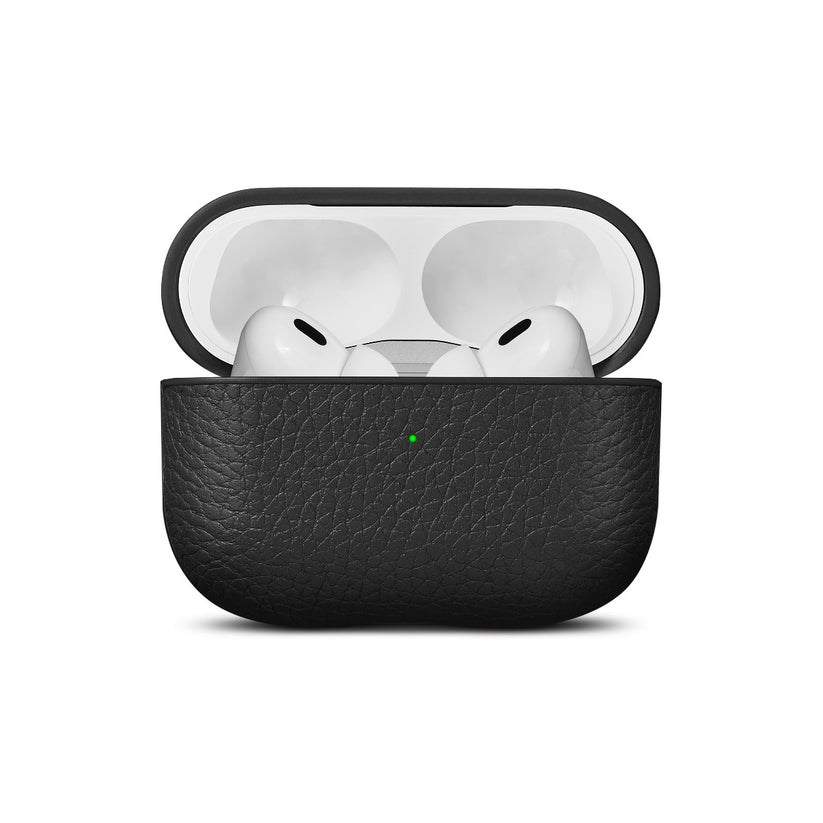 Woolnut usnjeni ovitek za AirPods Pro 2 - črna - iSTYLE SI