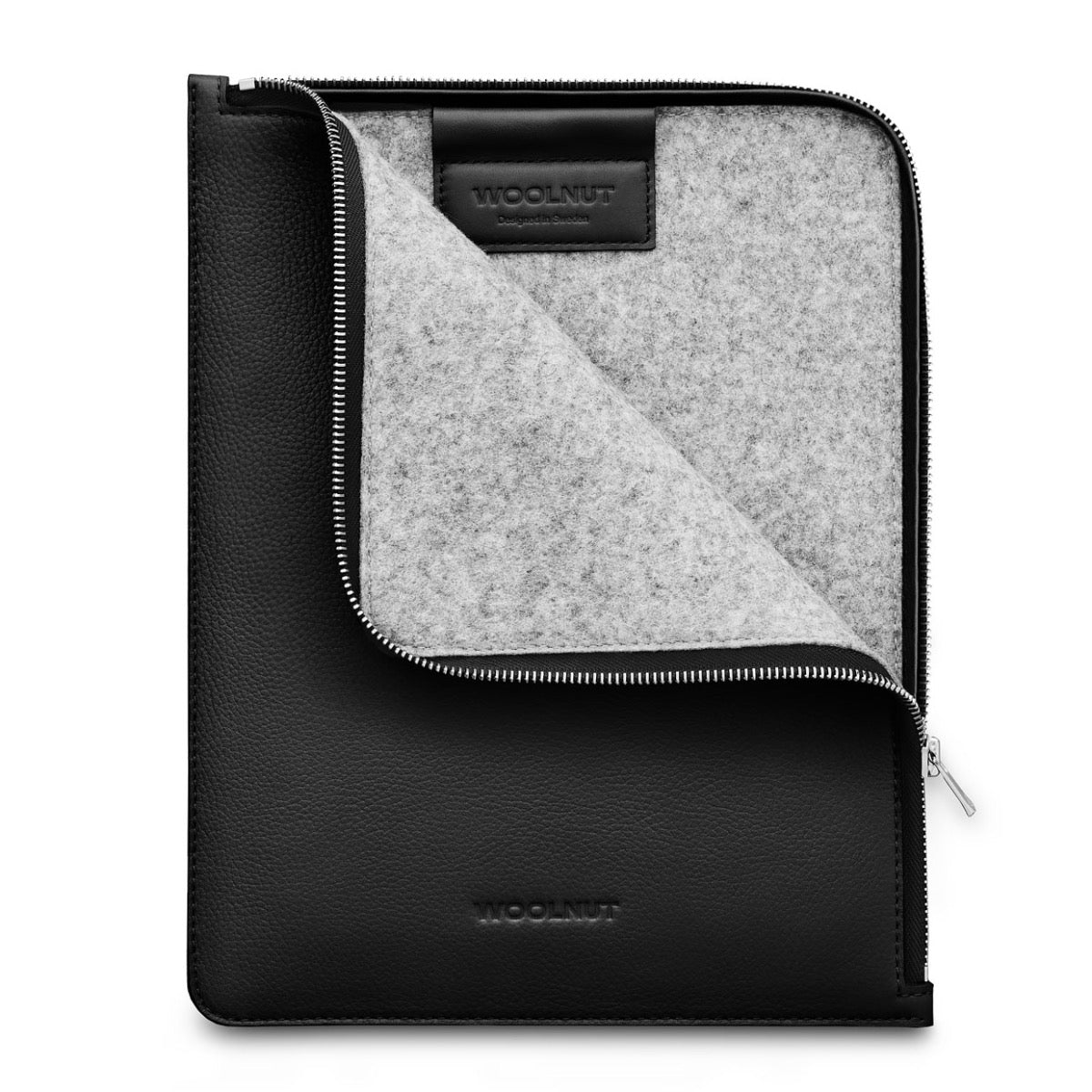 Woolnut Leather Folio za iPad Pro 12.9" - črna - iSTYLE SI