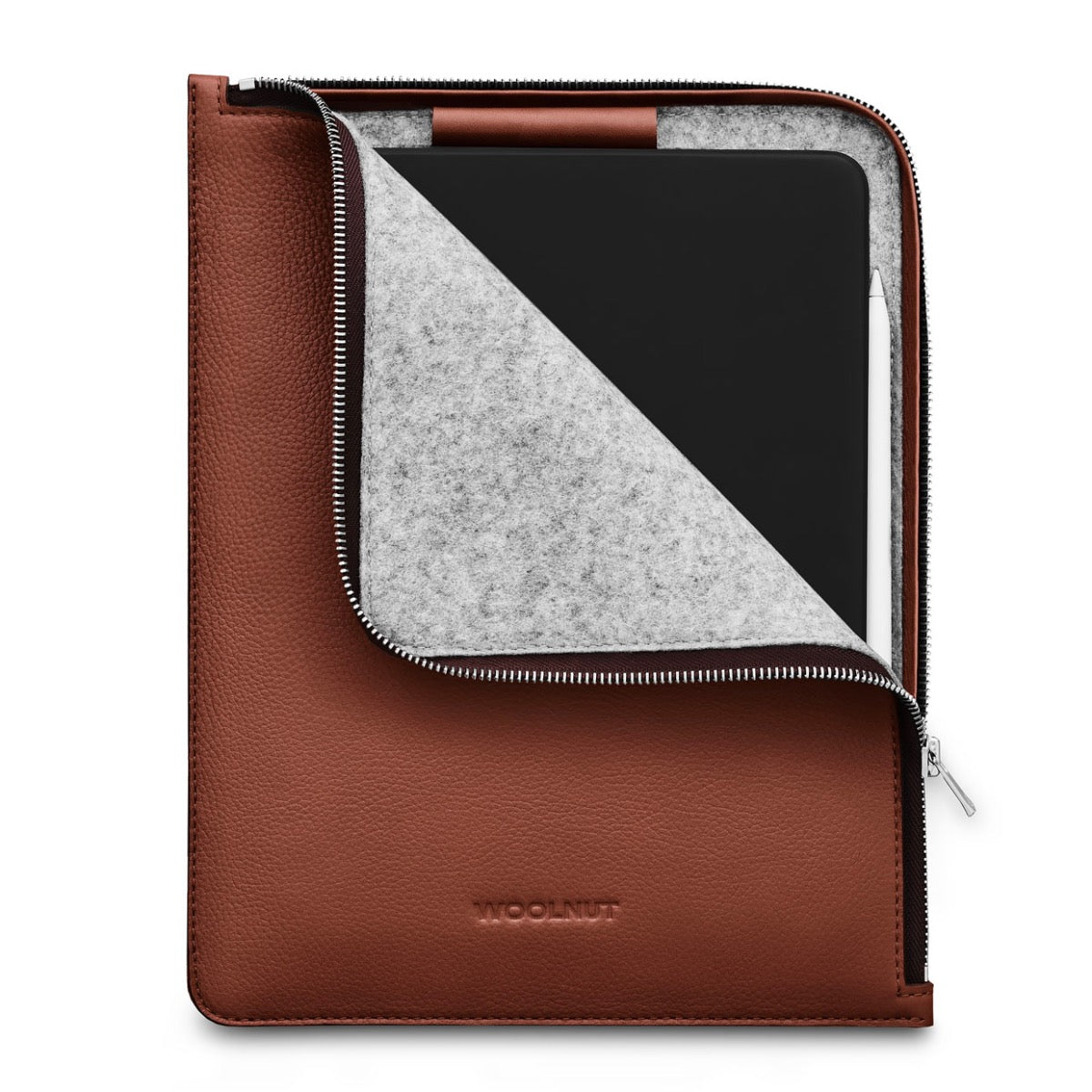 Woolnut Leather Folio za iPad Pro 12.9 - konjak rjava - iSTYLE SI