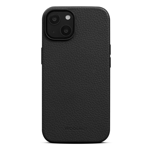 Woolnut usnjeni ovitek za iPhone 14 - črna - iSTYLE SI