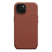 Woolnut usnjeni ovitek za iPhone 15 z MagSafe - Cognac - iSTYLE SI
