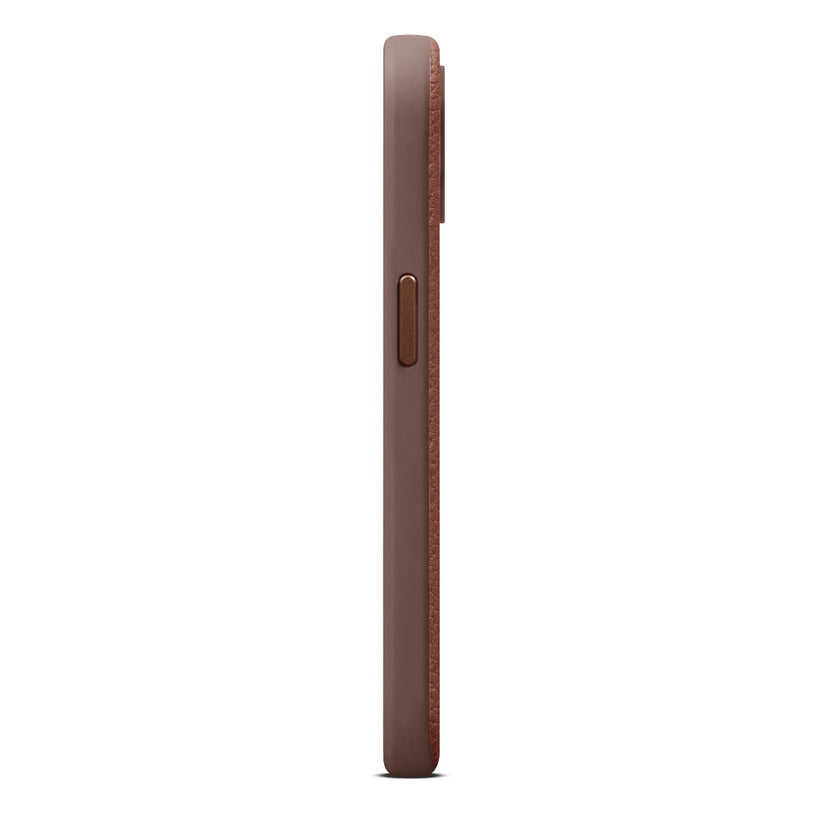 Woolnut usnjeni ovitek za iPhone 15 z MagSafe - Cognac - iSTYLE SI