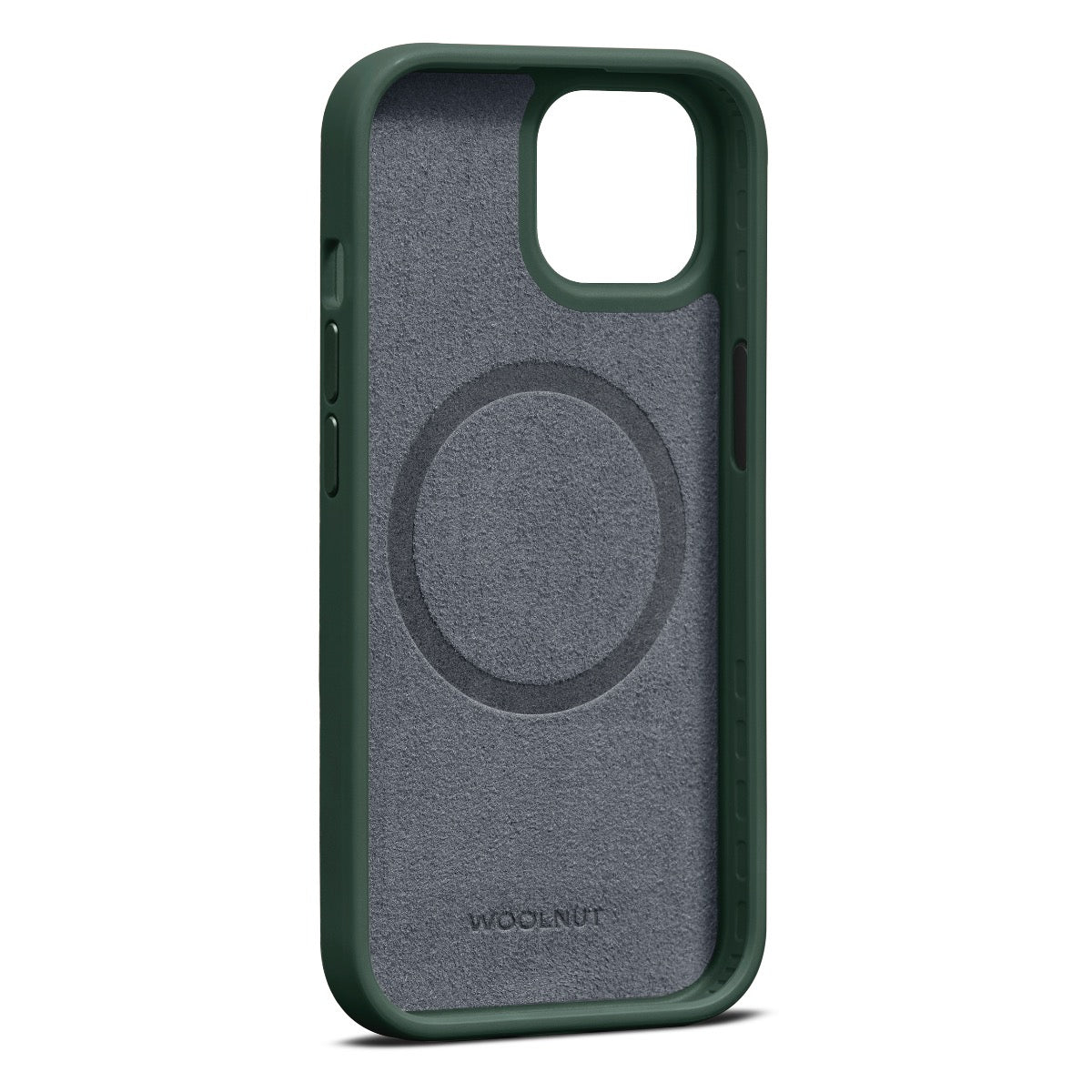 Woolnut usnjeni ovitek za iPhone 15 Plus z MagSafe - zelena - iSTYLE SI