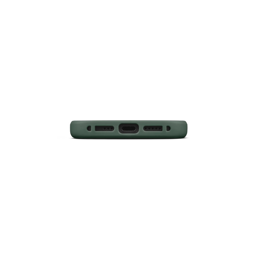 Woolnut usnjeni ovitek za iPhone 15 z MagSafe - zelena - iSTYLE SI