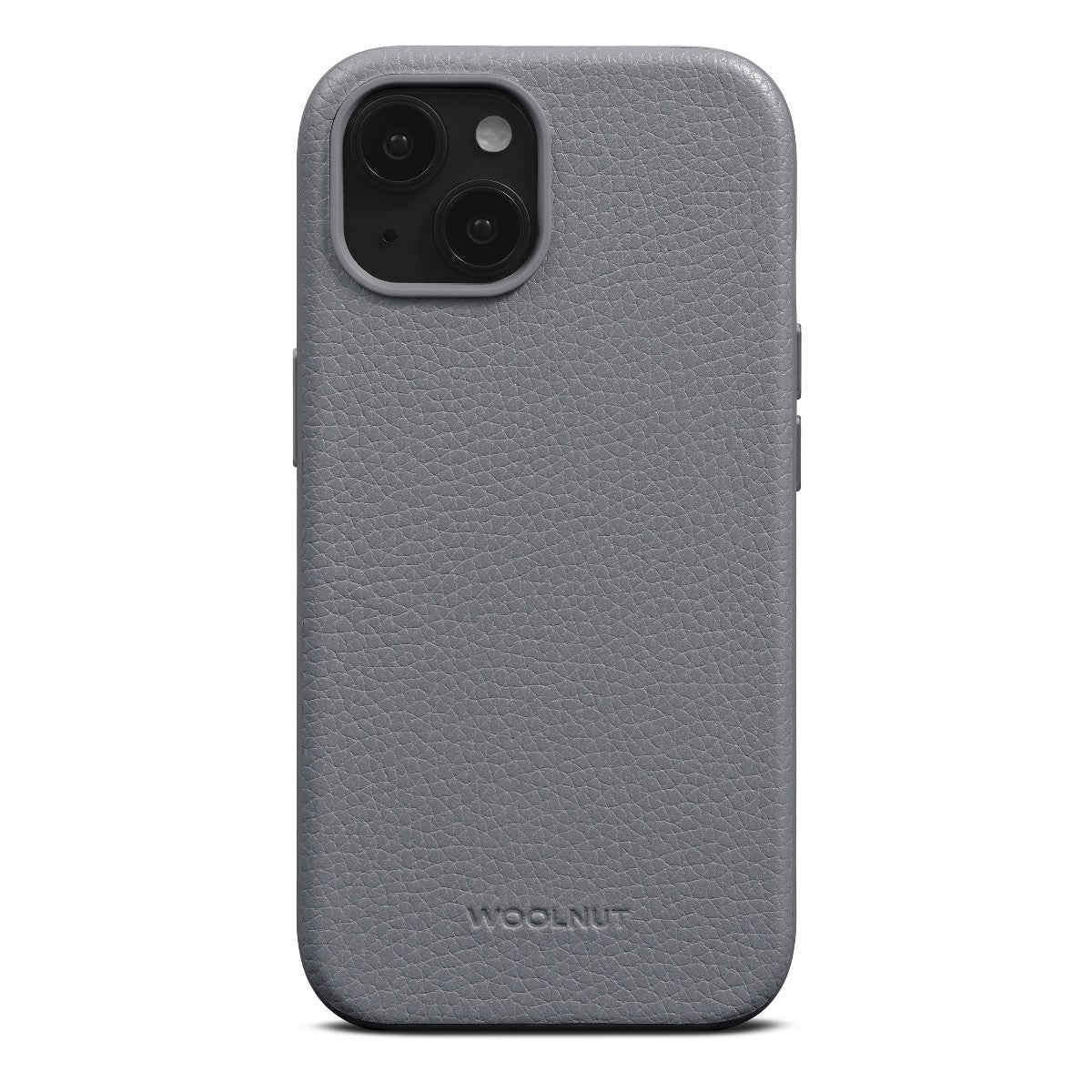 Woolnut usnjeni ovitek za iPhone 15 z MagSafe - siva - iSTYLE SI