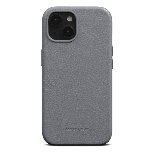Woolnut usnjeni ovitek za iPhone 15 Plus z MagSafe - siva - iSTYLE SI