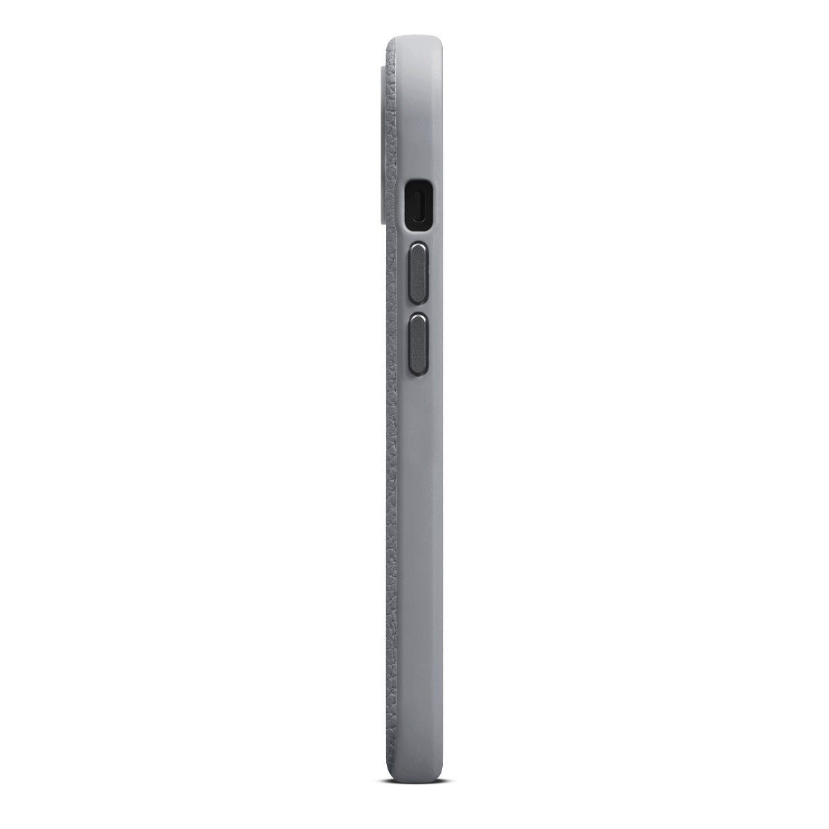 Woolnut usnjeni ovitek za iPhone 15 Plus z MagSafe - siva - iSTYLE SI