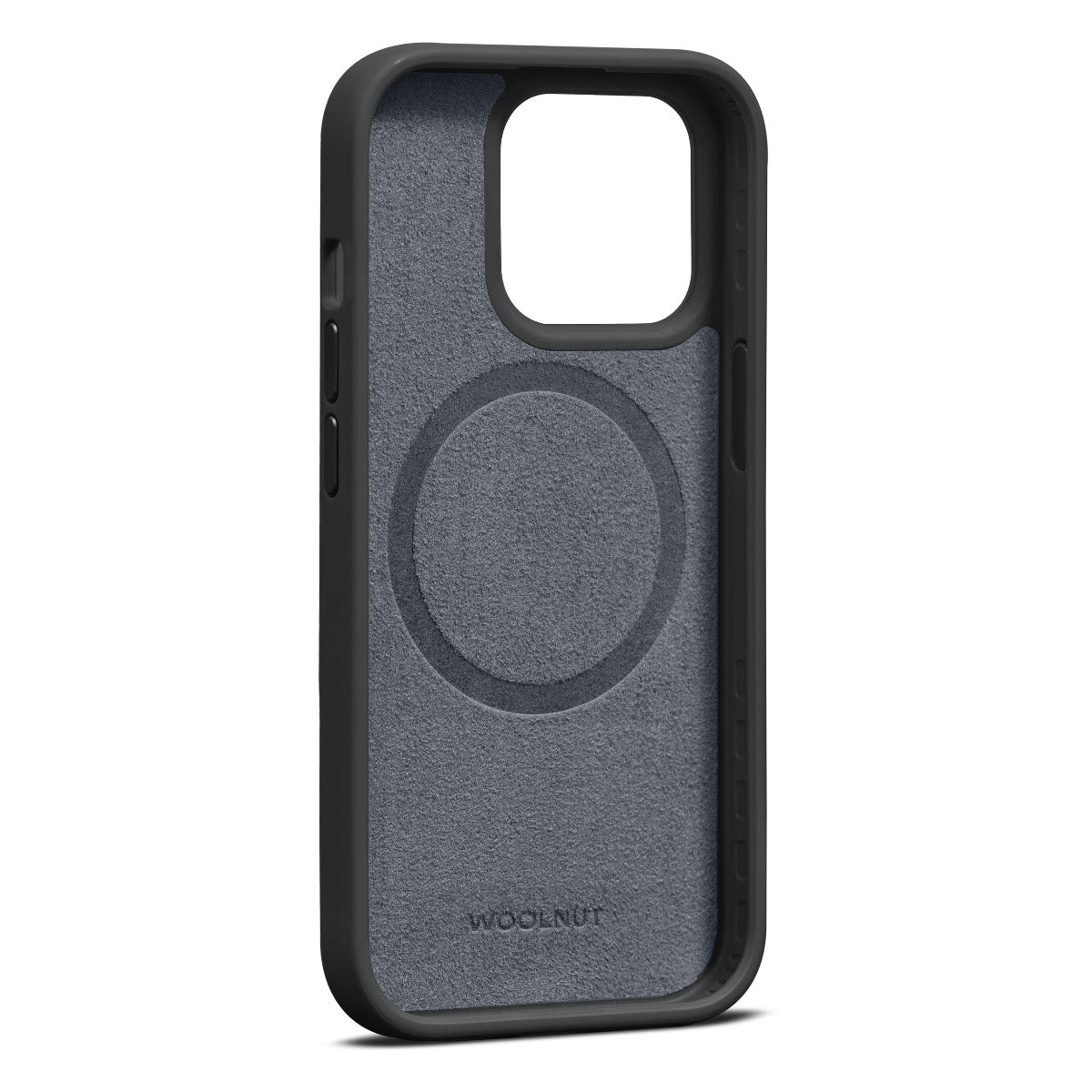 Woolnut usnjeni ovitek za iPhone 15 Pro Max z MagSafe - črna - iSTYLE SI