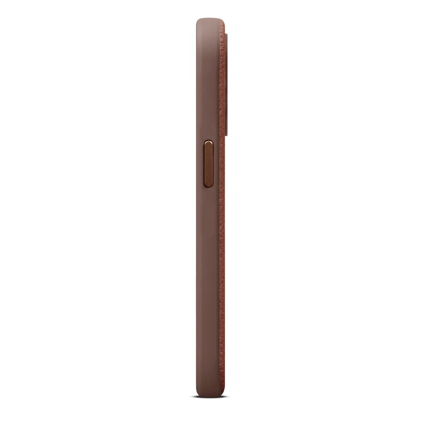 Woolnut usnjeni ovitek za iPhone 15 Pro z MagSafe - Cognac - iSTYLE SI