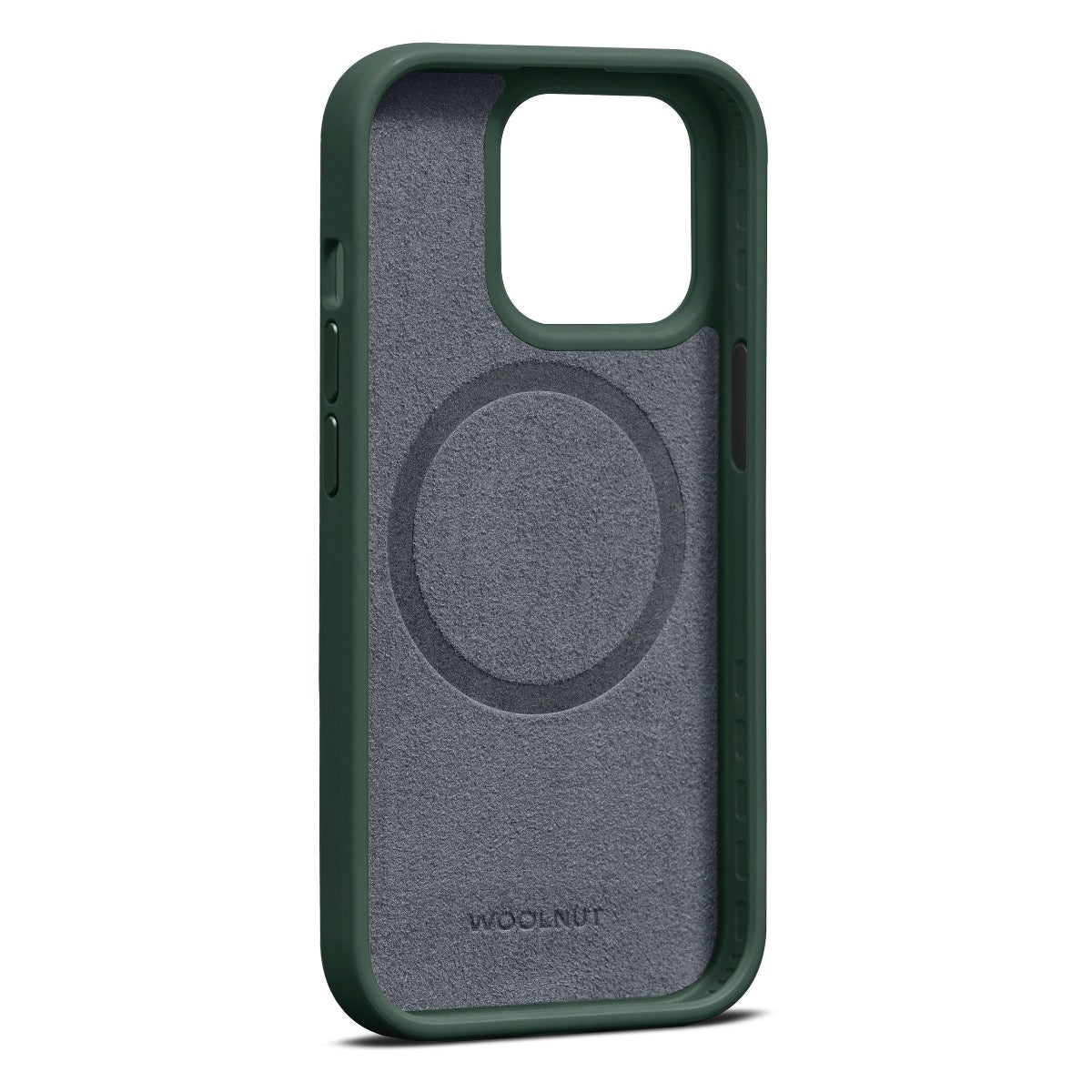 Woolnut usnjeni ovitek za iPhone 15 Pro Max z MagSafe - zelena - iSTYLE SI