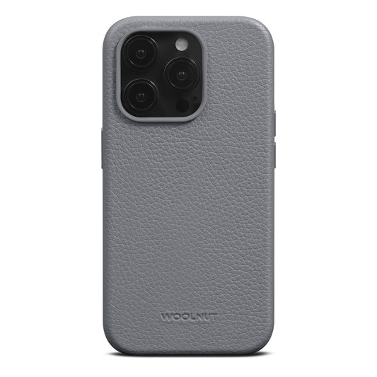 Woolnut usnjeni ovitek za iPhone 15 Pro Max z MagSafe - siva - iSTYLE SI