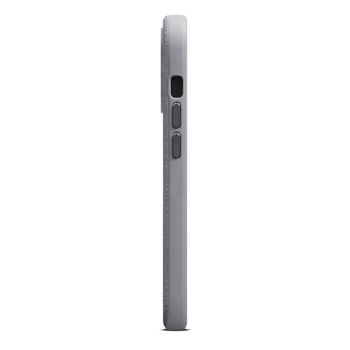 Woolnut usnjeni ovitek za iPhone 15 Pro Max z MagSafe - siva - iSTYLE SI