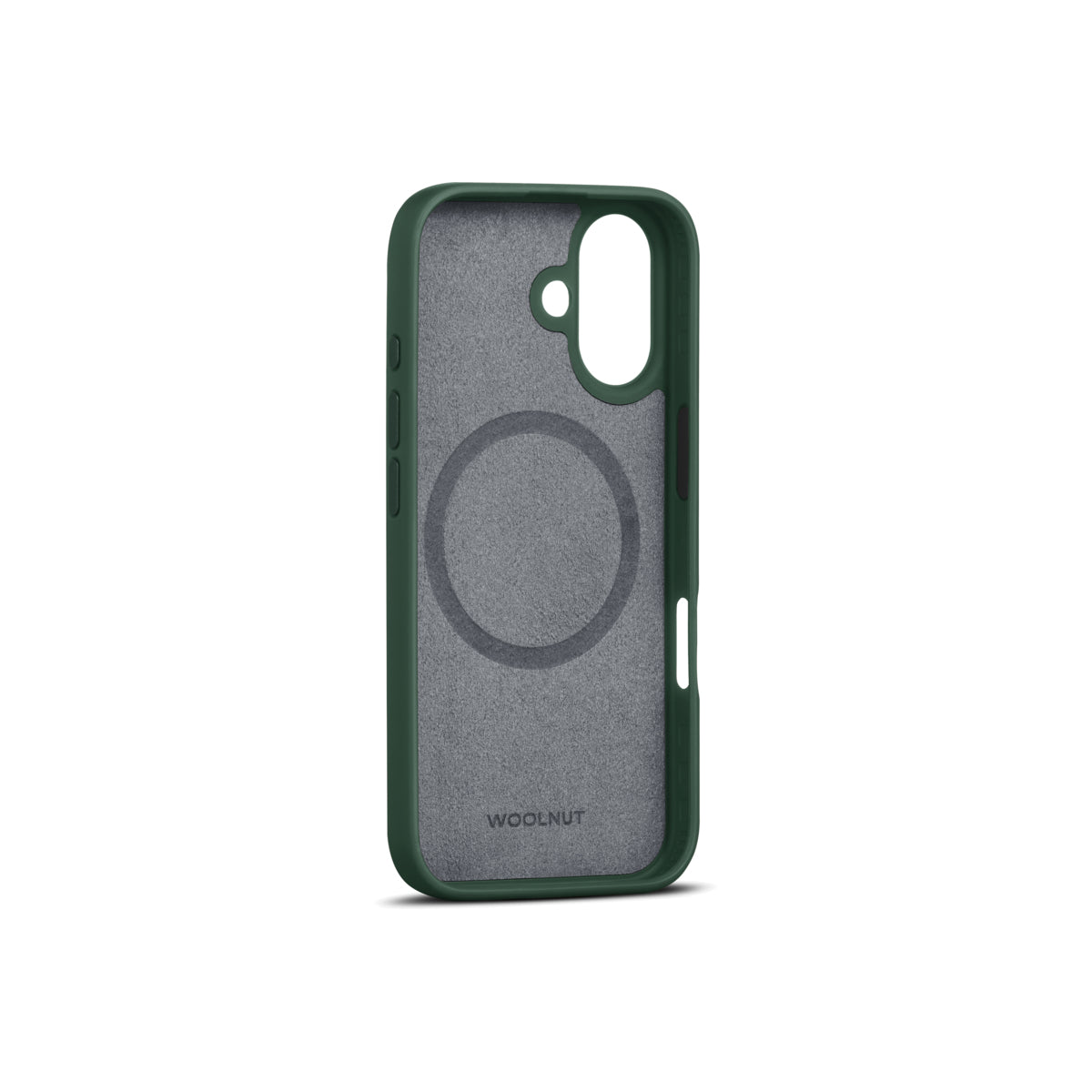 Woolnut usnjeni ovitek za iPhone 16 z MagSafe - zelena - iSTYLE SI