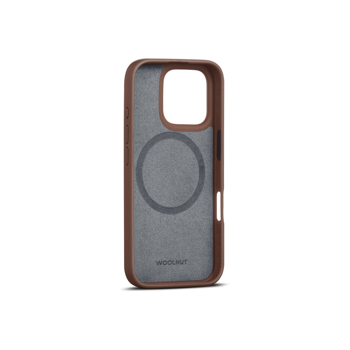 Woolnut usnjeni ovitek za iPhone 16 Pro z MagSafe - rjava - iSTYLE SI