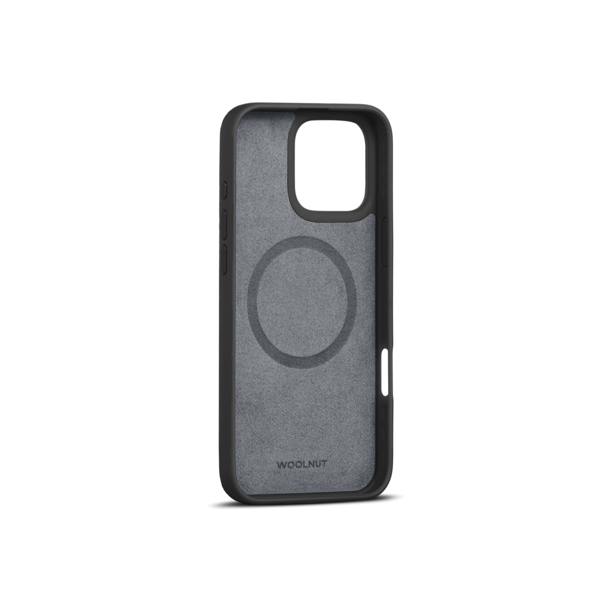 Woolnut usnjeni ovitek za iPhone 16 Pro Max z MagSafe - črna - iSTYLE SI