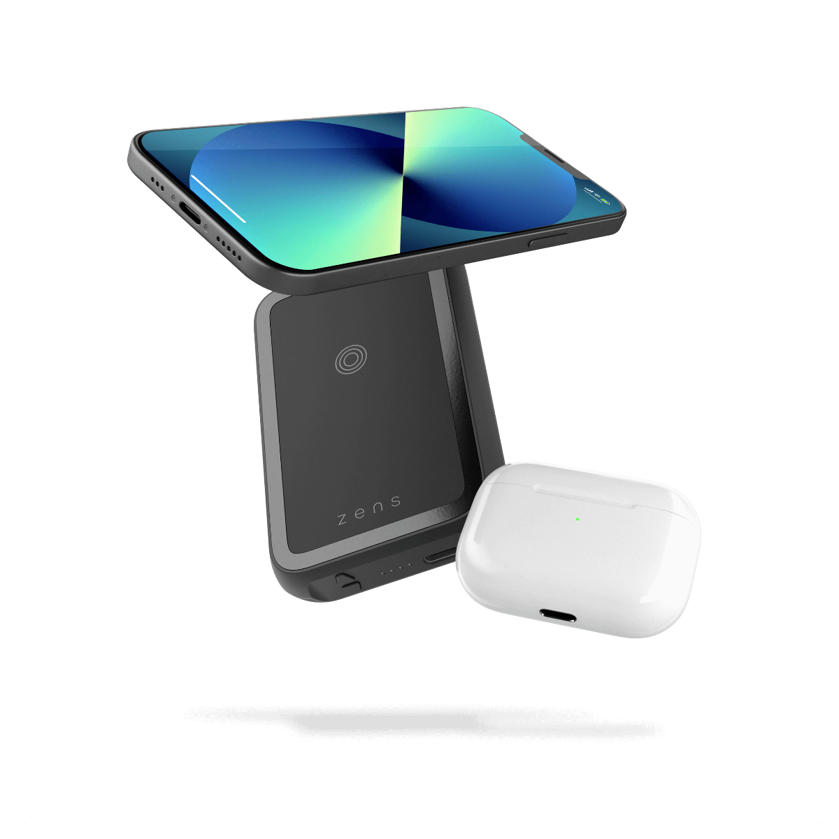 Zens magnetna baterija Dual Powerbank s stojalom - iSTYLE SI