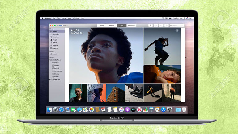 Varnostno kopiranje fotografij in videoposnetkov z uporabo iCloud Photos v macOS Catalina