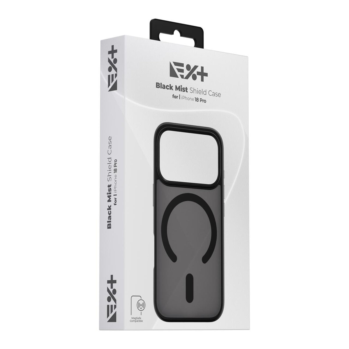 NOA Mist Shield ovitek za iPhone 18 Pro združljiv z MagSafe - črn