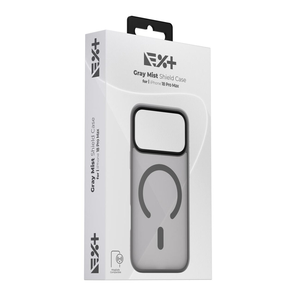 NOA Mist Shield ovitek za iPhone 18 Pro Max združljiv z MagSafe - siv