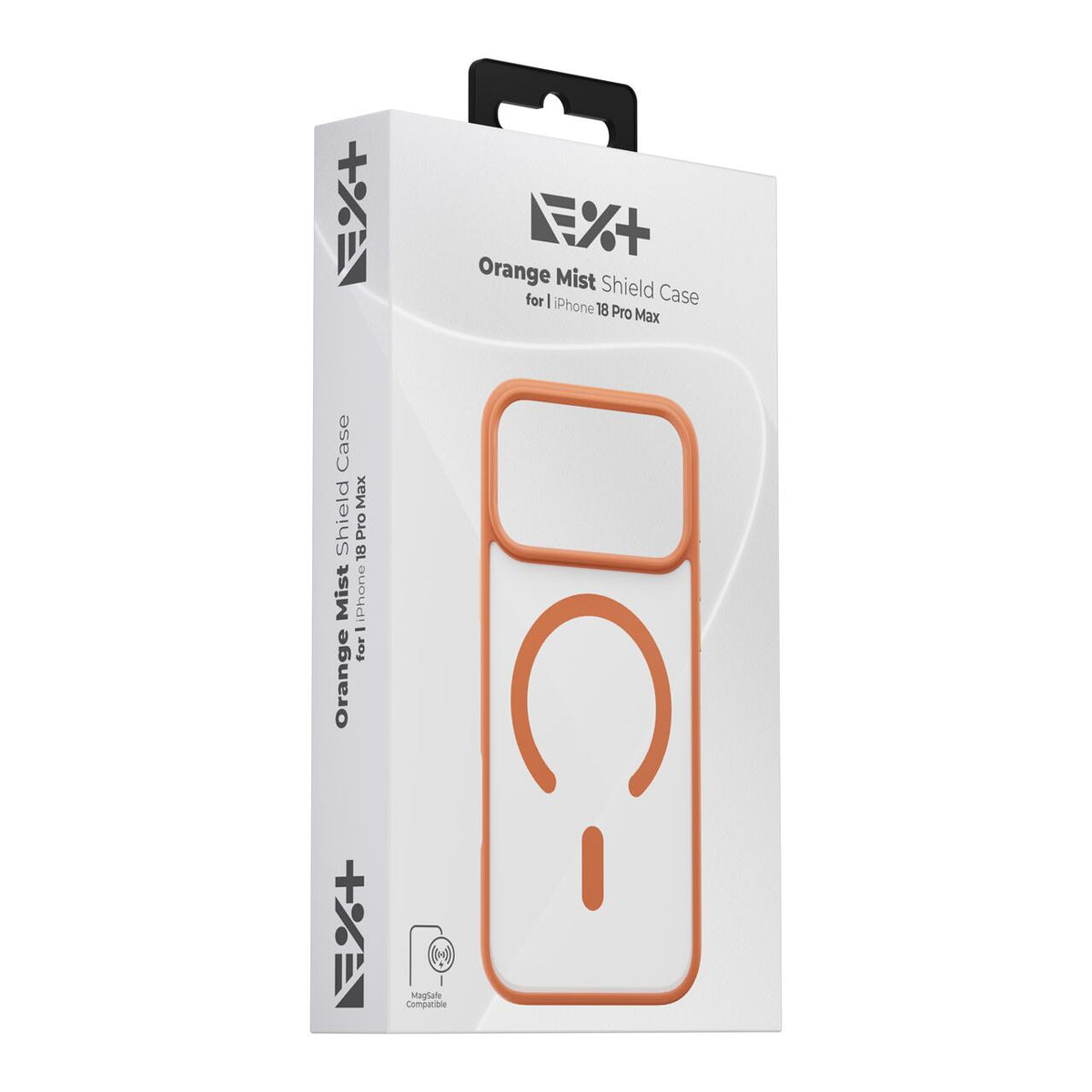 NOA Mist Shield ovitek za iPhone 18 Pro Max združljiv z MagSafe - oranžen