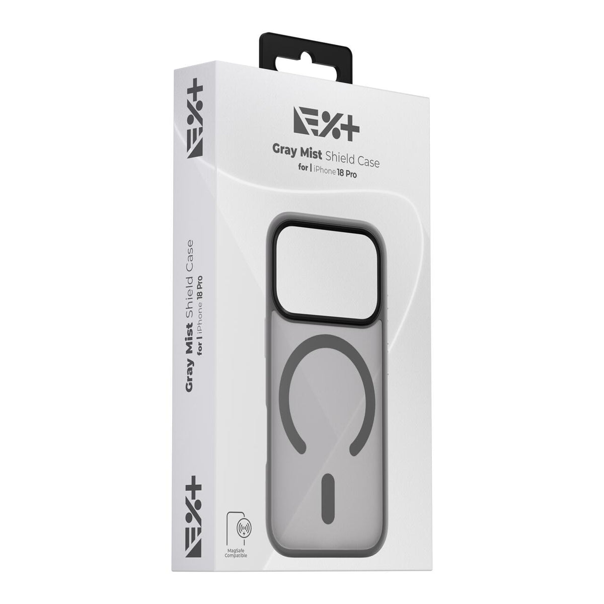 NOA Mist Shield ovitek za iPhone 18 Pro združljiv z MagSafe - siv