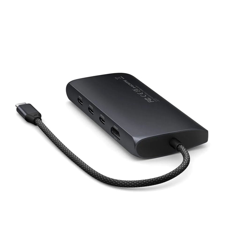 Satechi USB-C MultiPort Adapter 8K with Ethernet V3 - Midnight - iSTYLE SI
