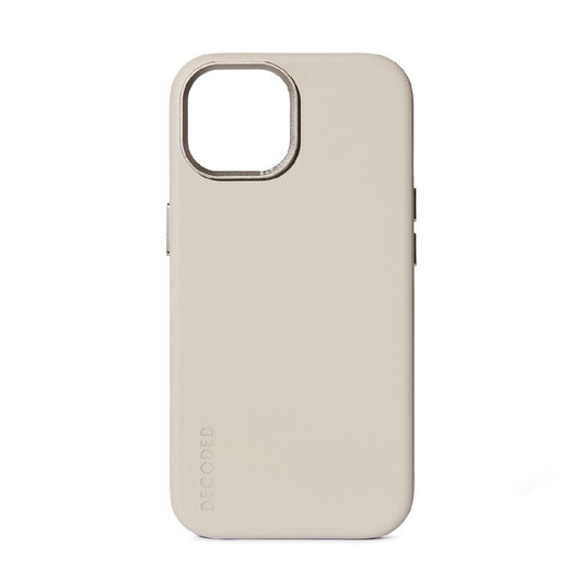 Decoded usnjeni ovitek za iPhone 15 - bež - iSTYLE SI