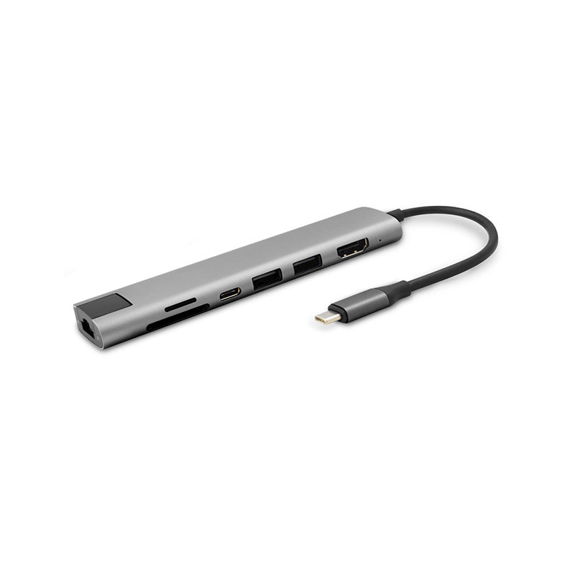 iSTYLE 7v1 USB-C Multimedia HUB - vesoljno siva - iSTYLE SI