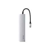 iSTYLE 6v1 aluminijasti USB-C HUB - srebrna - iSTYLE SI