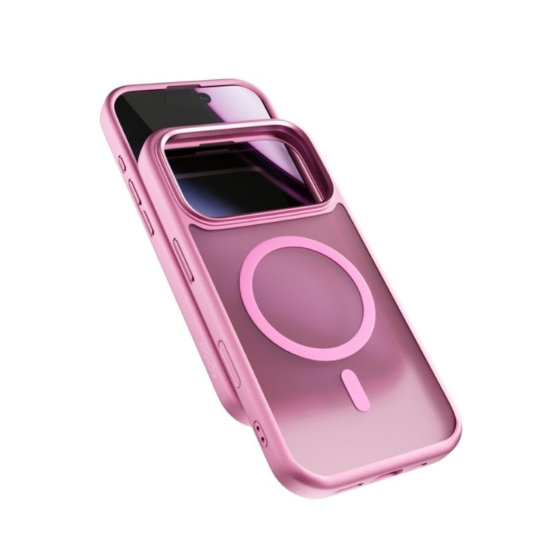 Epico magnetni ovitek HeroMatte Pro Mag+ za iPhone 17 Pro Max - roza